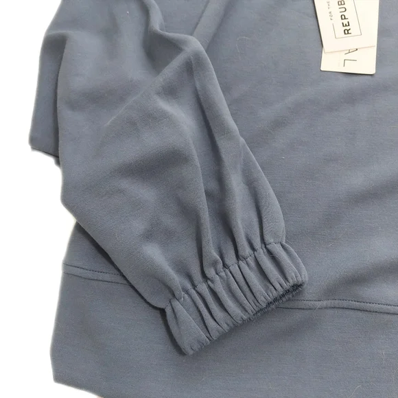 NWT Womens Athleisure Blue 2 Pc Tie Dye Joggers & Sold Color Sweatshirt Sz SML - Picture 10 of 10